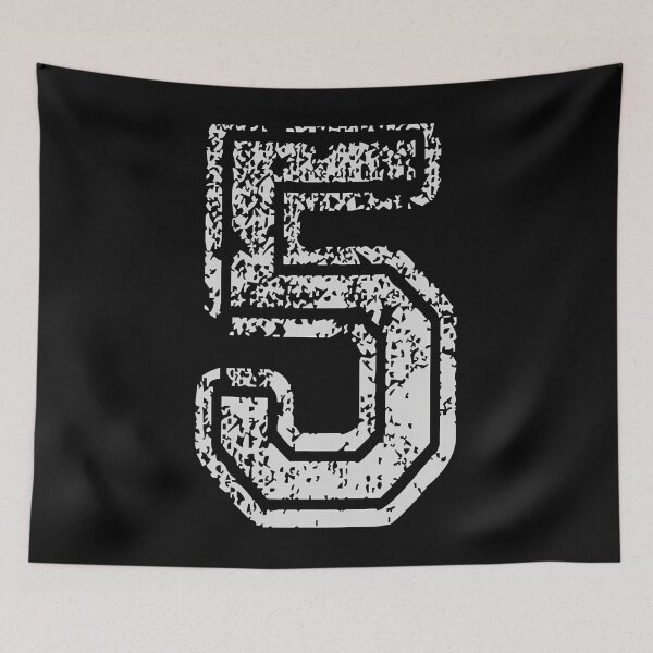 Item preview, Team Jersey Uniforms Number 5 Five School Sports Birthdays designed and sold by MadalynKiehn.