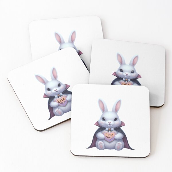 Item preview, Cute Vampire Bunny T-Shirt | "Bite Me" Cookie | Funny Halloween Goth Pop Design designed and sold by AMX-Designer.