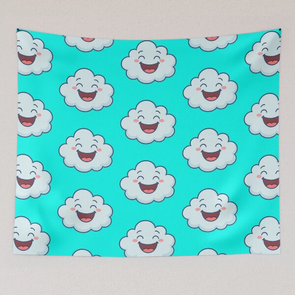 Item preview,  Winter: Happy clouds cartoon designed and sold by 5v11l.