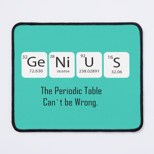 Item preview, Genius Periodic Table Design | Funny Chemistry & Science Pun | Educational Geek Shirt designed and sold by sciencefacts.