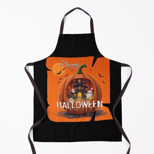 Item preview, Happy Halloween: Adorable Ghosts and Haunted House in a Pumpkin Diorama designed and sold by Agnes-Creative.