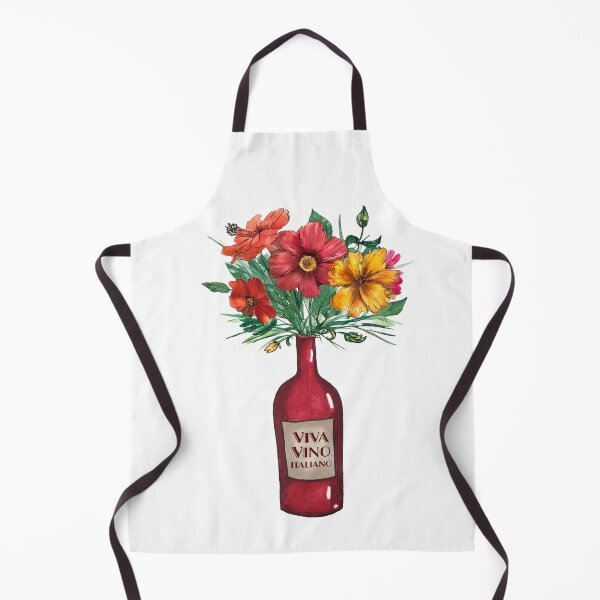 Item preview, Viva Vino Wine and flowers designed and sold by Freshinkshop.