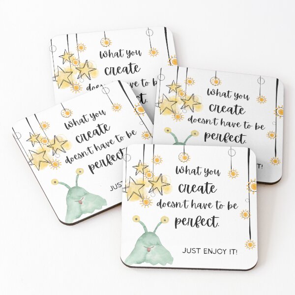 Item preview, What you create doesn't have to be perfect designed and sold by Darcy'sArtfortheHeart.