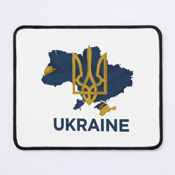 Item preview, Ukraine Map, Tryzub & Text designed and sold by ML-Media.
