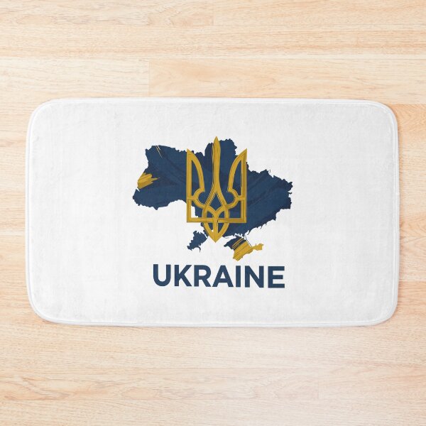 Item preview, Ukraine Map, Tryzub & Text designed and sold by RGShirtWorks.