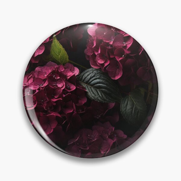 Item preview, Dark Burgundy Hydrangea Vol. 3 | Overhead Moody Floral Art designed and sold by Simple Nature Studio.