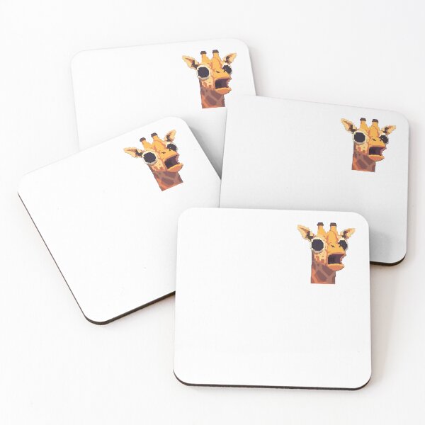 Item preview, Pixel Giraffe Shocked (Left) designed and sold by Adronia.