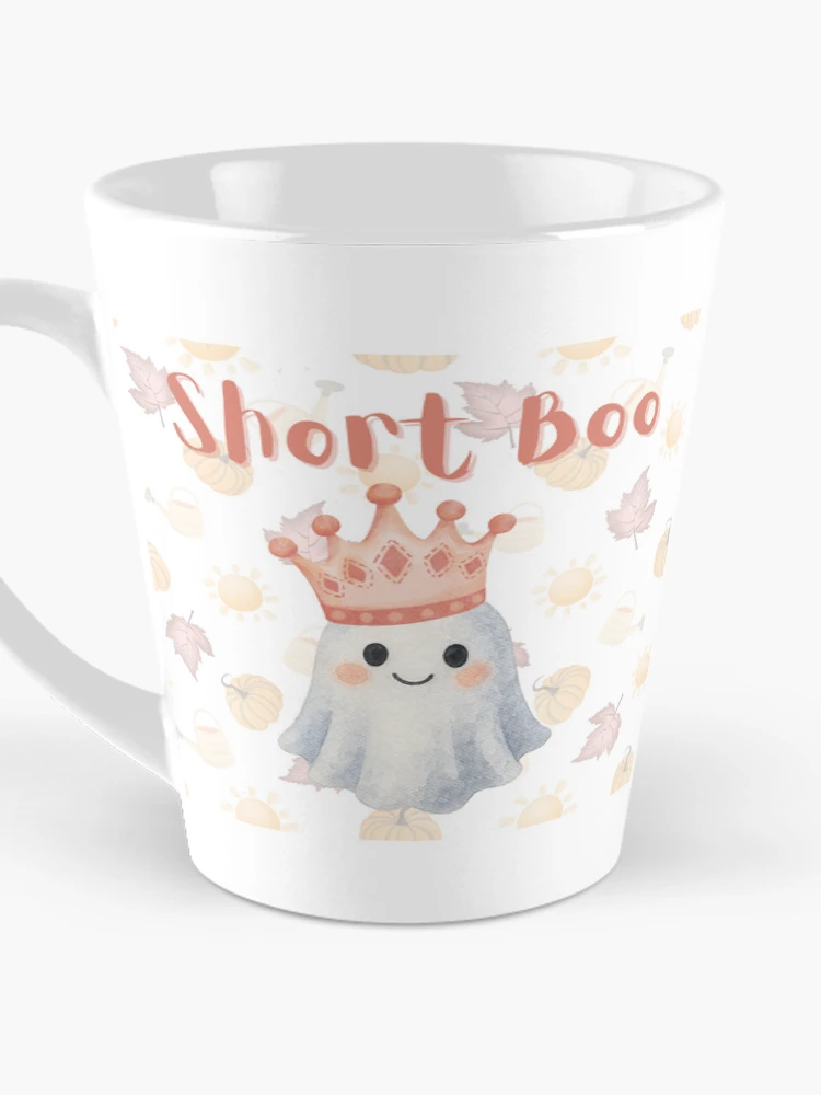 Aperçu 3 sur 4. Mug à café avec l'œuvre Short Boo créée et vendue par PlumTreeDesign.