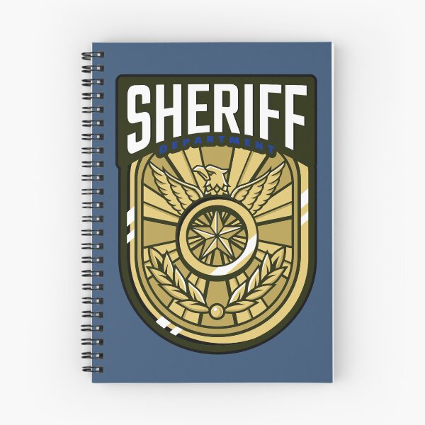 Item preview, Black and Blue Sheriff's Department Patch Logo designed and sold by nicke2025.