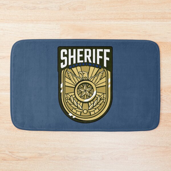 Item preview, Black and Blue Sheriff's Department Patch Logo designed and sold by nicke2025.