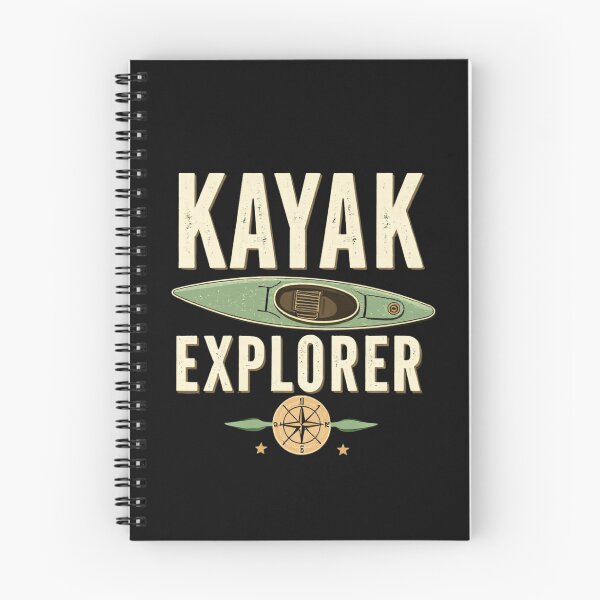 Item preview, Kayak Explorer Vintage Outdoor Adventure designed and sold by rustyroofco.