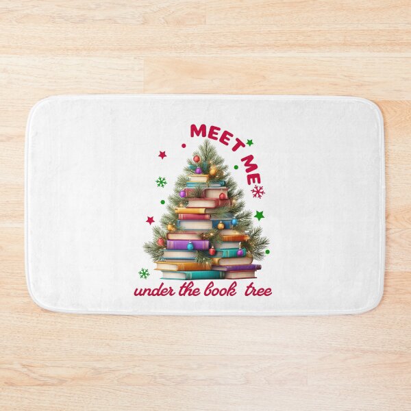 Item preview, Meet Me Under The Book Tree – Christmas Book Lover Design Cozy Reading Holiday Art designed and sold by Winarrts.