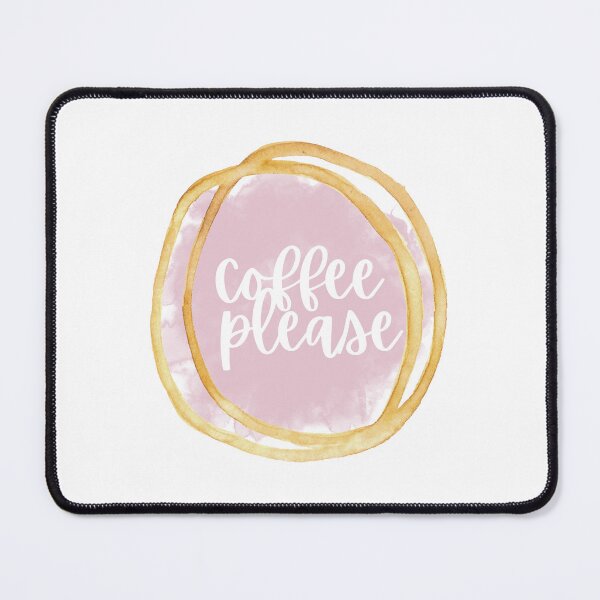 Item preview, coffee please gold accents designed and sold by burgeonandbloom.