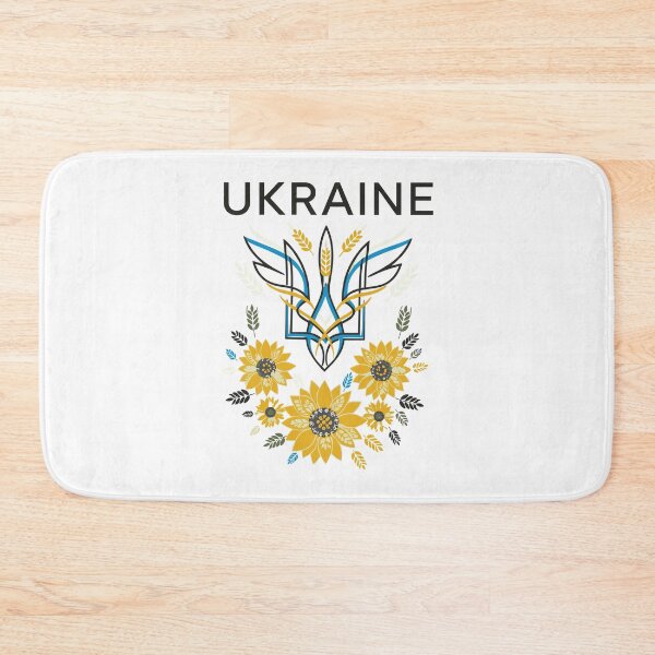 Item preview, Ukrainian Tryzub, Sunflowers, and Wheat Wreath Design designed and sold by RGShirtWorks.