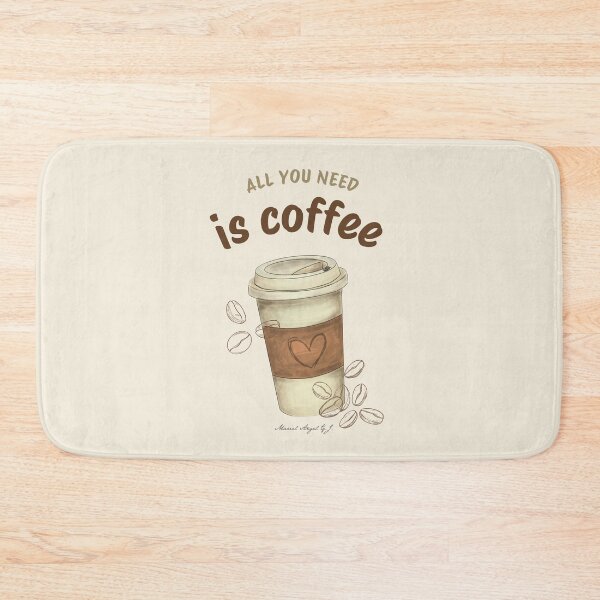 Item preview, All You Need Is Coffee – Vintage Illustration for Coffee Lovers designed and sold by Mariel Angel GJ.