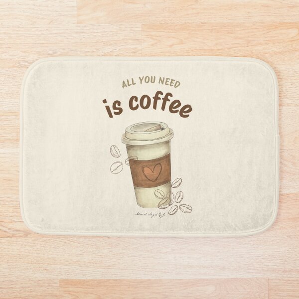 Item preview, All You Need Is Coffee – Ilustración Vintage para Amantes del Café designed and sold by Mariel Angel GJ.