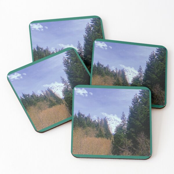 Item preview, Mount Rainier Behind Trees designed and sold by Made by Badgal.