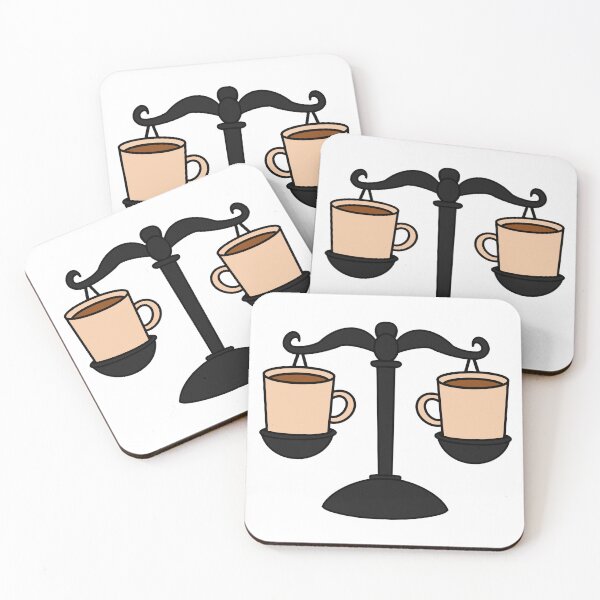 Item preview, Law and Coffee – Scales of Justice Mug Illustration designed and sold by MagicMe-JD.