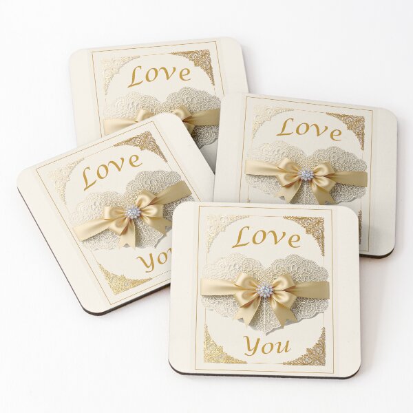 Item preview, Love You Elegant Valentines Card designed and sold by Sharon Schwalbe.