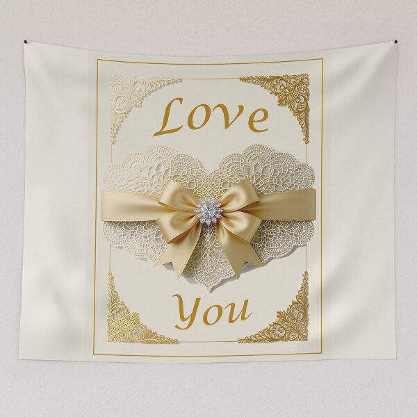 Item preview, Love You Elegant Valentines Card designed and sold by Sharon Schwalbe.