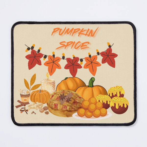 Item preview, Pumpkin Spice Fall Vibes – Coffee, Pie & Pumpkins Art Design designed and sold by YourPrintVerse.