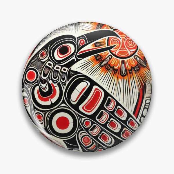 Item preview, Raven Steals the Sun – Northwest Coast Native Art | Tribal Formline Inspired | Indigenous Creation Myth designed and sold by Alaska Magick.