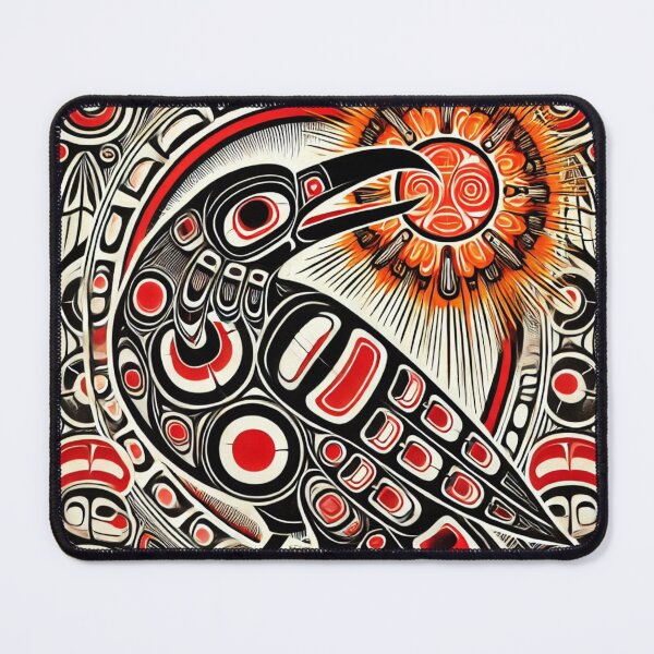 Item preview, Raven Steals the Sun – Northwest Coast Native Art | Tribal Formline Inspired | Indigenous Creation Myth designed and sold by Alaska Magick.