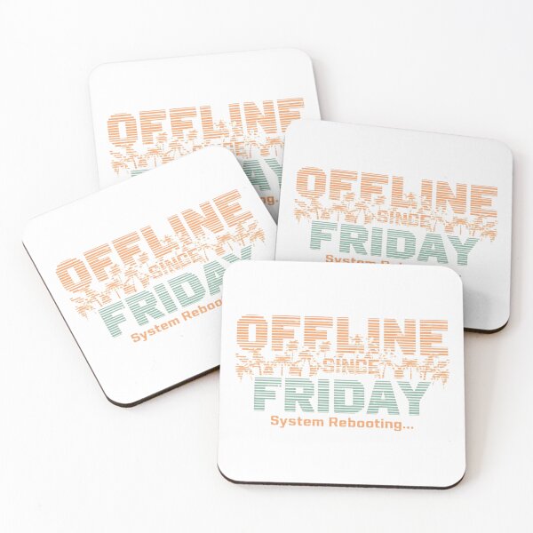 Item preview, Offline Since Friday Weekend Reboot Tee designed and sold by GrafTeesLab.