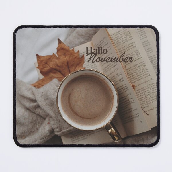 Item preview, "Hello November"- Autumn vibes minimalist design designed and sold by HappyMamaS.