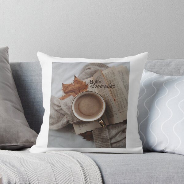 Item preview, "Hello November"- Autumn vibes minimalist design designed and sold by HappyMamaS.