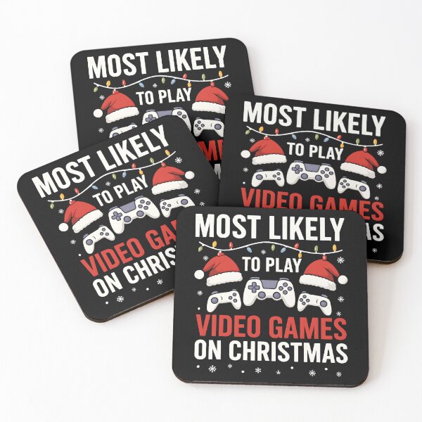 Item preview, Funny Gamer Christmas Video Games Holiday Gift Design designed and sold by DrawHandArt.