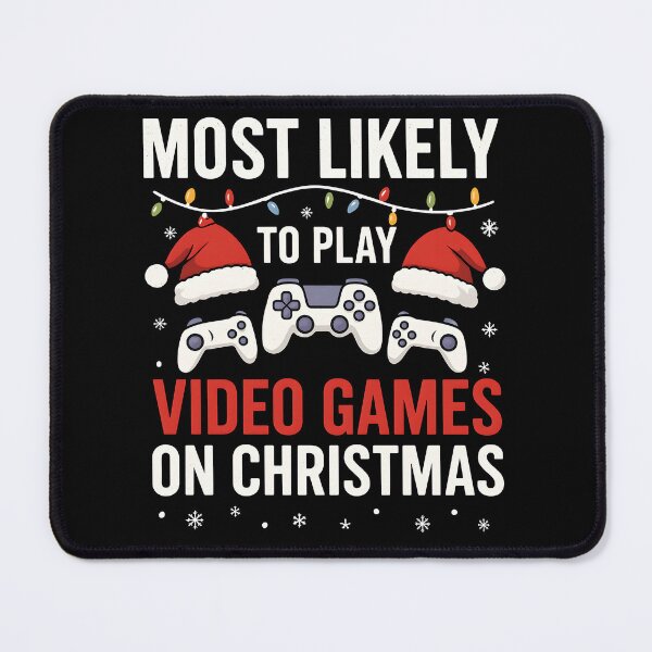 Item preview, Funny Gamer Christmas Video Games Holiday Gift Design designed and sold by DrawHandArt.