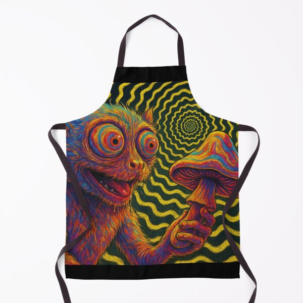 Item preview, Mind Bloom – Psychedelic Awakening with Lemur and Mushroom Energy designed and sold by DarkSpaceVibes.