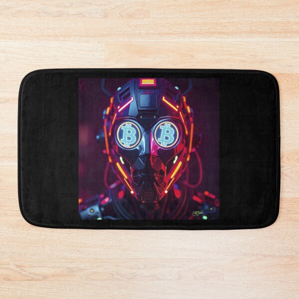 Item preview, Bitcoin Energy Core – Dual Crypto Power Cyberpunk Skull designed and sold by Benito Del Ray.