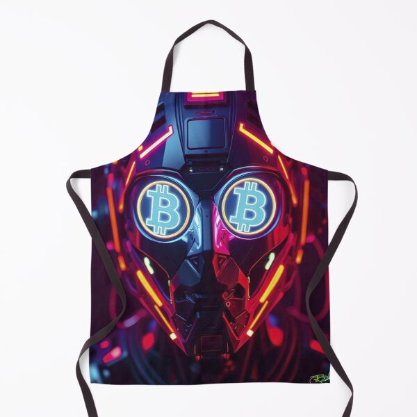 Item preview, Bitcoin Energy Core – Dual Crypto Power Cyberpunk Skull designed and sold by Benito Del Ray.