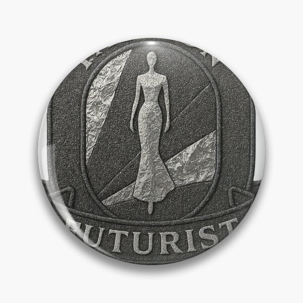 Item preview, Metallic crest with mannequin in gown and spotlight beams on black designed and sold by Creative88Art.
