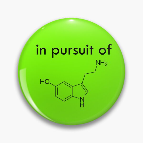 Item preview, In Pursuit of Happiness Molecule Design | Funny Science & Chemistry Shirt | Geeky Molecular Humor designed and sold by sciencefacts.