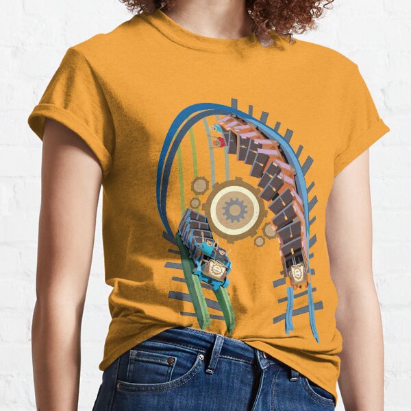 Twisted RMC - Colossus Inspired Racing Coaster Design Classic T-Shirt
