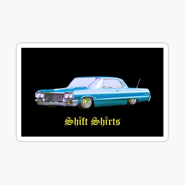 64 Impala Lowrider Stickers for Sale | Redbubble