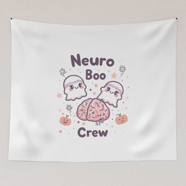 Item preview, Neuro Boo Crew Halloween, anatomical, brain anatomy, neurology, science designed and sold by YvkafromPoland.