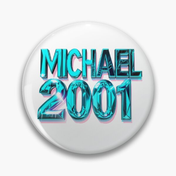 Item preview, Michael 2001 Retro Birthday Design designed and sold by AlexLineArt.