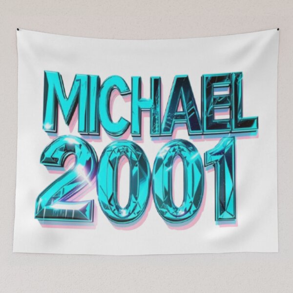 Item preview, Michael 2001 Retro Birthday Design designed and sold by AlexLineArt.