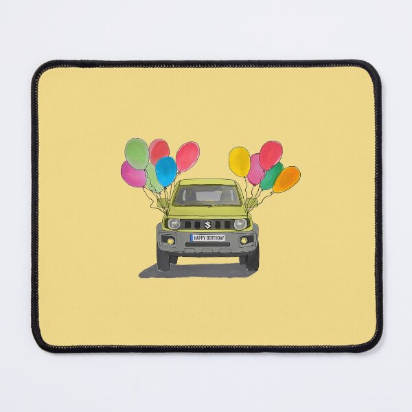 Item preview, Electric Yellow Watercolor Birthday Jimny designed and sold by stoicjimny.