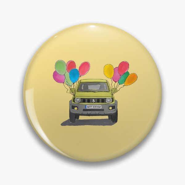 Item preview, Electric Yellow Watercolor Birthday Jimny designed and sold by stoicjimny.