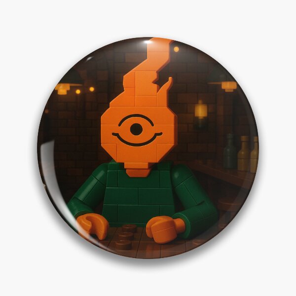 Item preview, Flame Head Creature Drinking Beer Bricks designed and sold by nemessis05.