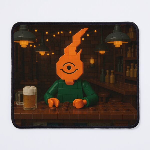 Item preview, Flame Head Creature Drinking Beer Bricks designed and sold by nemessis05.