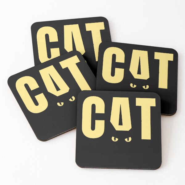 Item preview, CAT Typography Design | Funny Cat Eyes Graphic | Minimal Feline Logo Tee | Cool Cat Lover T-Shirt for Men & Women designed and sold by BOSSDOT.