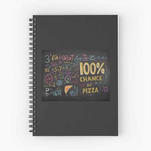 Artikelvorschau, mathematische Formeln und Ziffern Pizza entworfen und verkauft von Ramonidaseal.