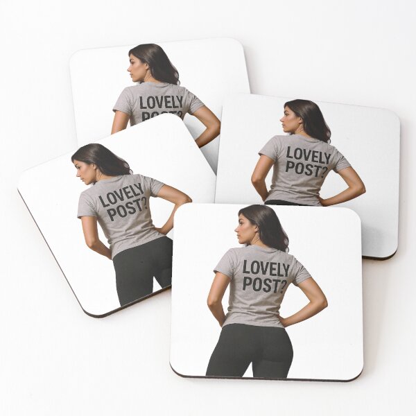 Item preview, Woman in light gray T shirt with bold text on black studio backdrop designed and sold by Creative88Art.