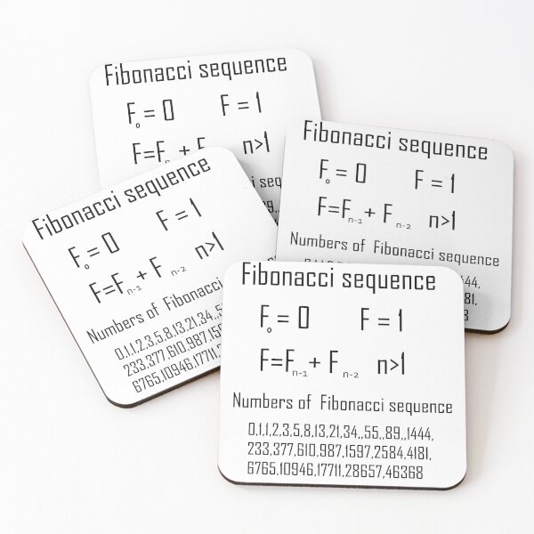 Item preview, Fibonacci Sequence Design | Math & Geek Humor Shirt | Golden Ratio & Number Pattern Art designed and sold by sciencefacts.